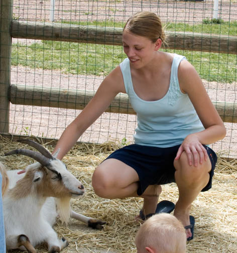Old McDonalds Farm Goat Petting