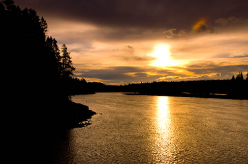 Yellowstone River Sunset